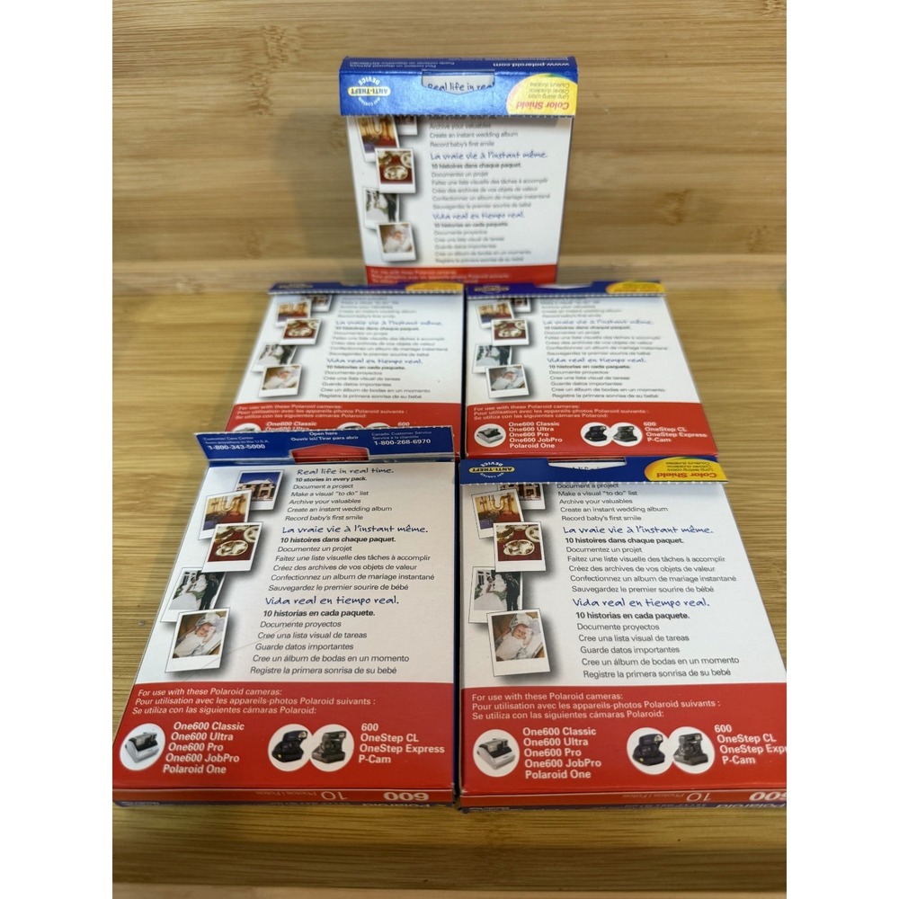 Vintage Polaroid 600 Classic Retro Color Instant Film, 10 Photos - Set of 5 - Picture 2 of 8